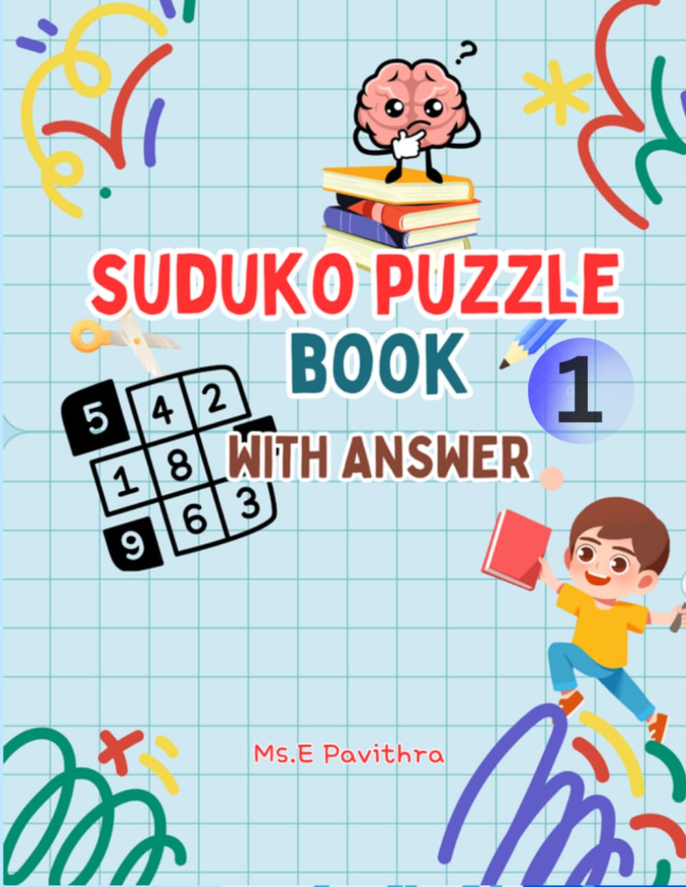 Sudoku puzzle book with answer