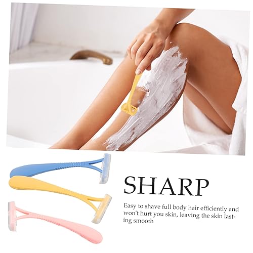 Miniatura 5 de FRCOLOR 5 sets de acero inoxidable de las mujeres de la maquinilla de afeitar eléctrica afeitadora de pelo Trimmer para piernas brazos 3 unids*5