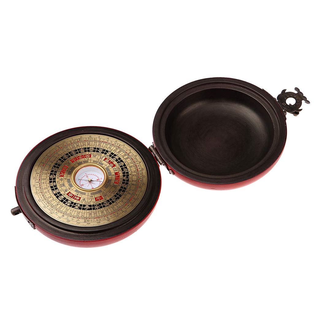 Brújula China Antigua Luo Pan, Feng Shui, Geomántica, Accesorio de Exorcismo, Coleccionable, Taoísta, Función, Prop, Zombie, Adecuado para Estudio, Me