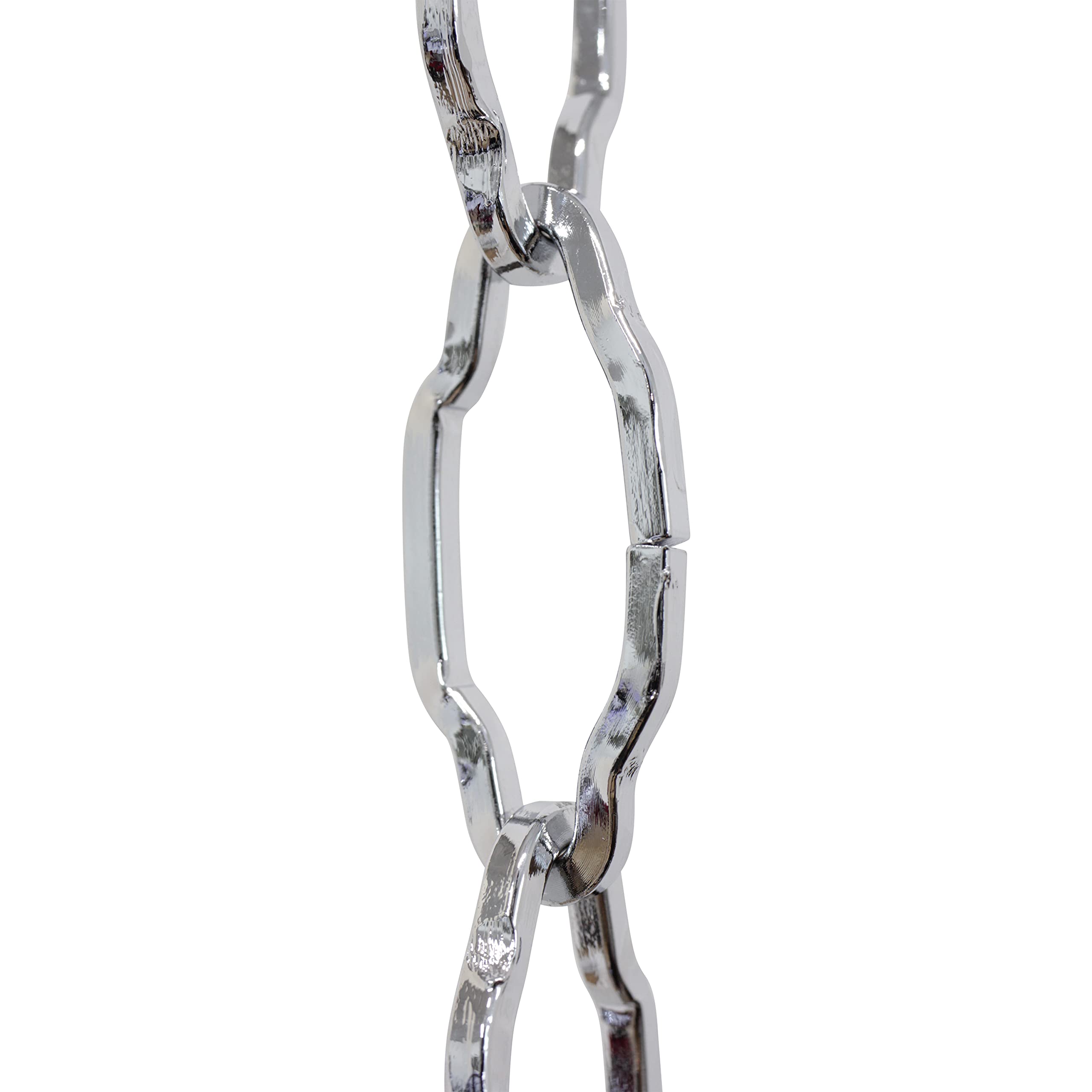 CH-S57-33-PC-10 Steel Chandelier Chain, Polished Chrome (10 Feet)