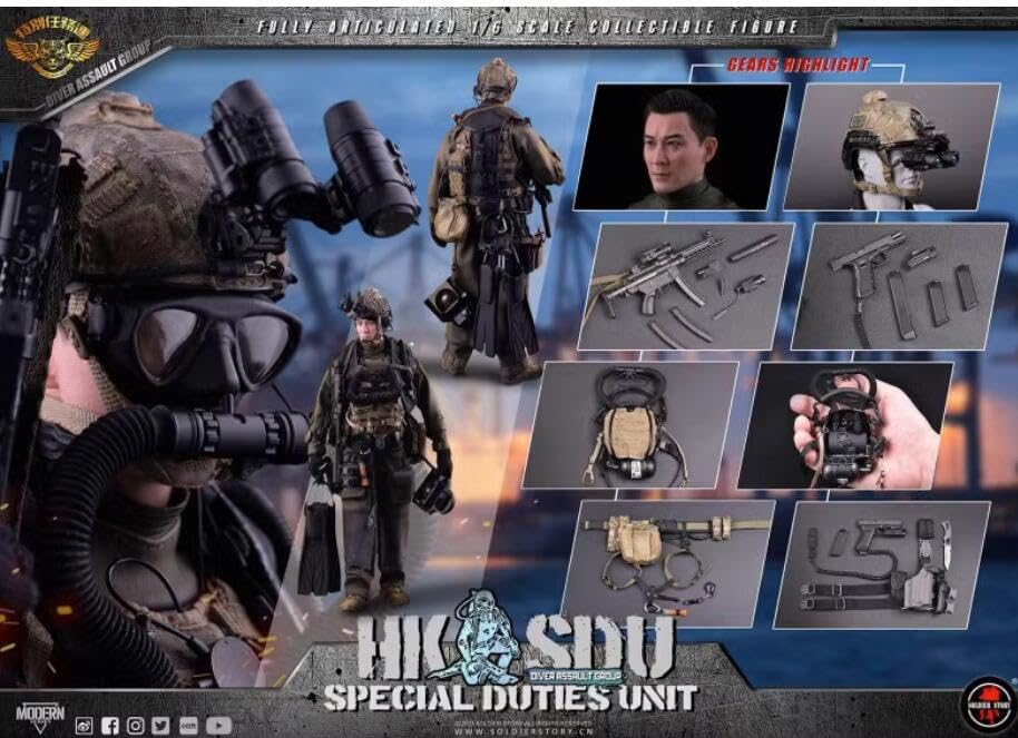 Amazon | 「AC」Soldier story 1/6 香港特別任務連 軍人 ミリタリー 