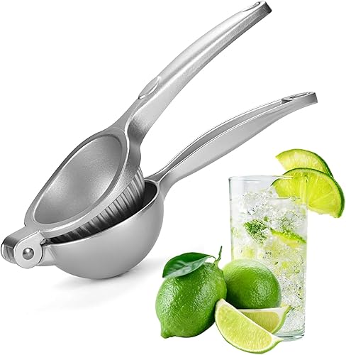 Exprimidor manual de alta calidad, exprimidor de limón de mano para frutas cítricas (naranja, lima, pomelo), extractor de jugos fácil, rápido y