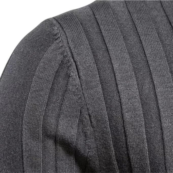 Hthick Men's Knit Sweater Men's Round Collar Loose Versatile Autumn and Winter Bottom Sweater Men2