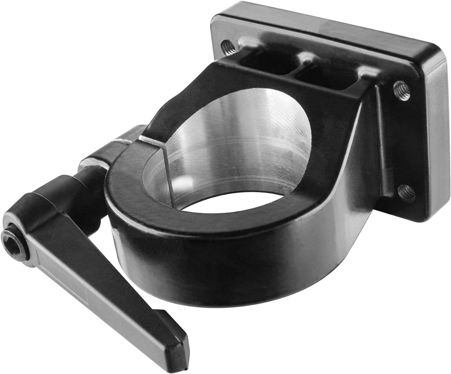 Pince de Fixation Ø 62 mm pour Supports de Carottage - Support de Montage pour Unité de Carottage - Pince de Fixation pour Carotteuse Diamantée - Espacement des vis L:80 mm/H:43 mm