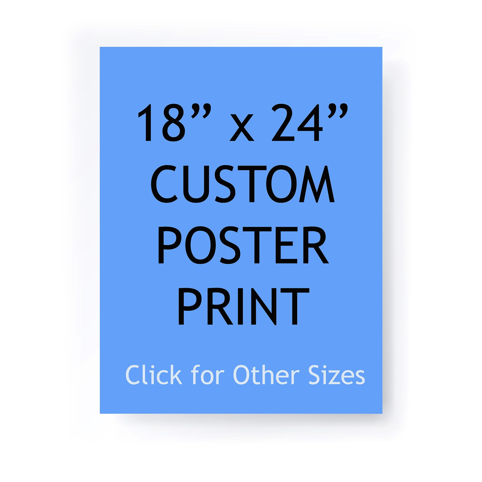 Pera Print - Custom Poster Print - Upload Your Image/Photo - Personalized Photo Prints, Create Your Own Poster - Print Any Photos, Images - 18 x 24 inches
