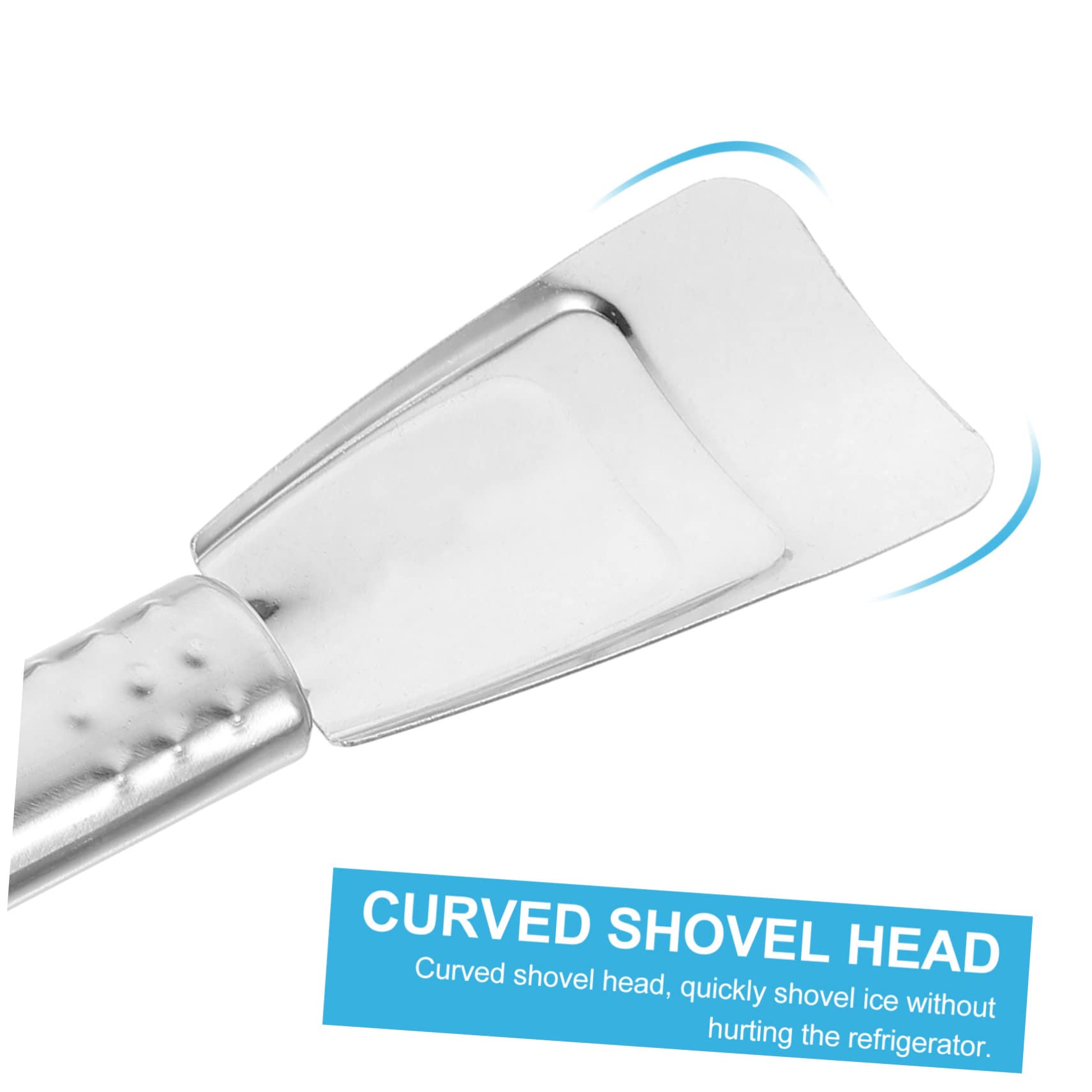 BESPORTBLE 6pcs Stainless Steel Ice Shovel Snow Removal Tool Gadgets for Home Windshield Ice Scraper Auto Ice Scraper Fridge Ice Scraper Ice Remover Scoop Frigobar Defroster Freezer