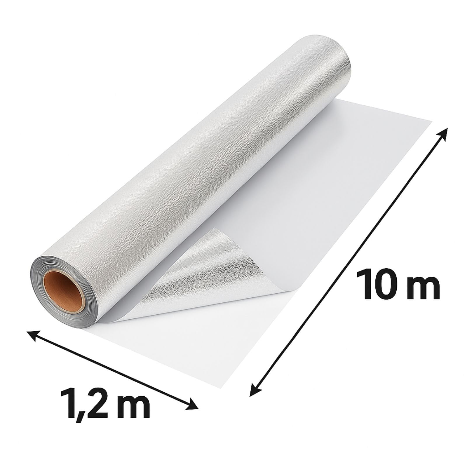 Weedness Reflektionsfolie Grow-Diamond 10 Meter 75 My Weiß Schwarz Anti detect