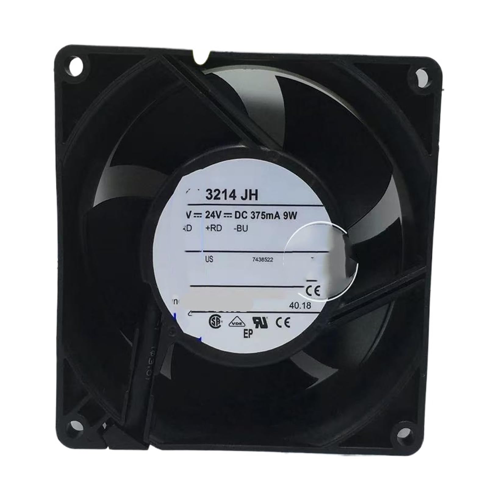 Ventilateur 3214JH 9W composant refroidissement 2 fils pour châssis