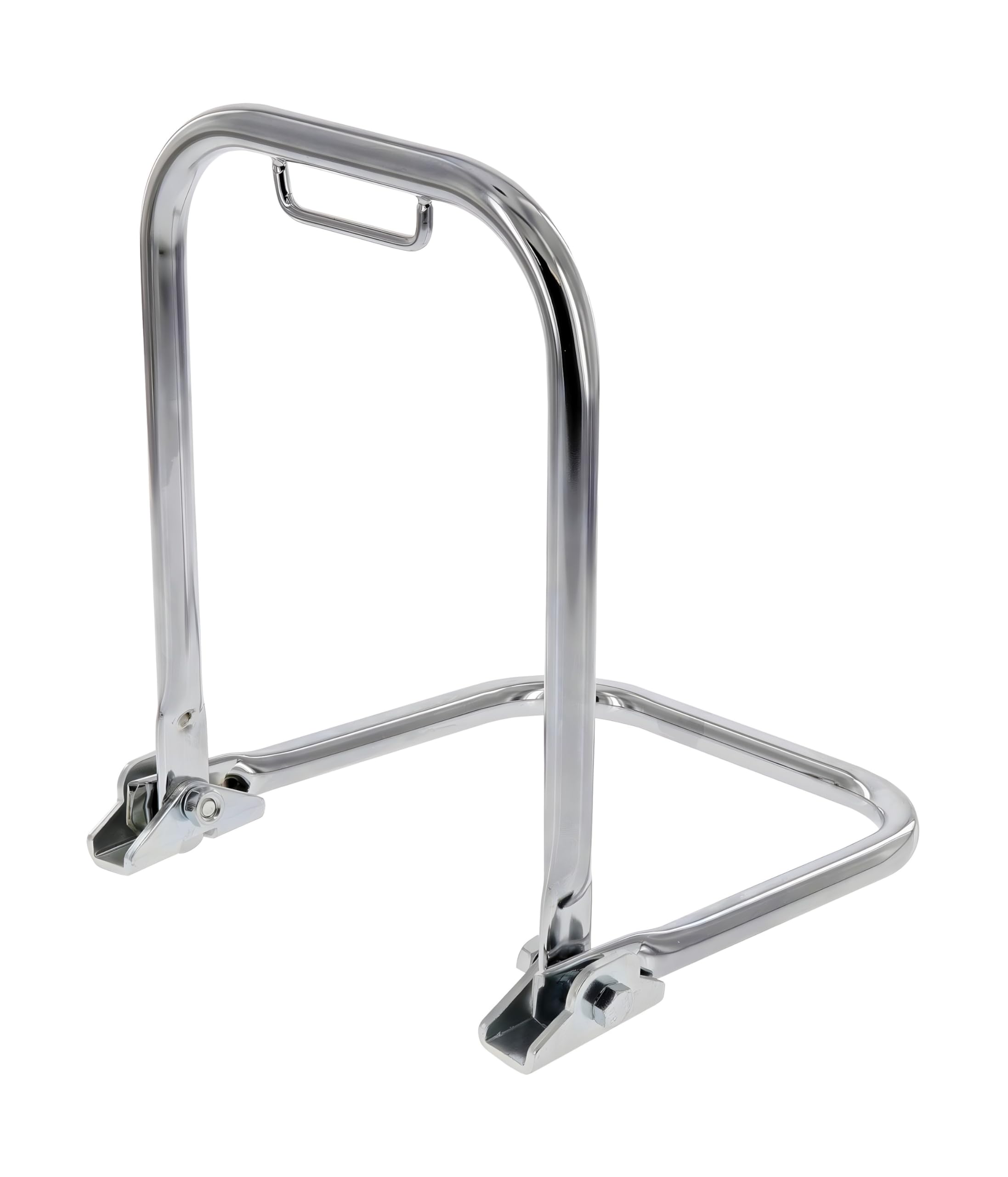 Simson Gepäckträger – Gepäckträger mit Widerlager, langer Stützbügel, verchromt – Ersatz-Gepäckträger für S50, S51, S70