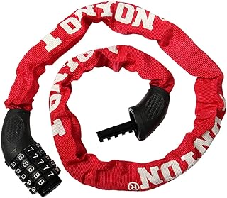 EVANEM Heavy Duty Bike Lock Chain Lock Bike Lock Chain Lock Anti- Bike Lock Universal Bicycle Locks Cycling Bicycle Locks Mountain Bike Bicycle Locks Universal Red Anti- Lock