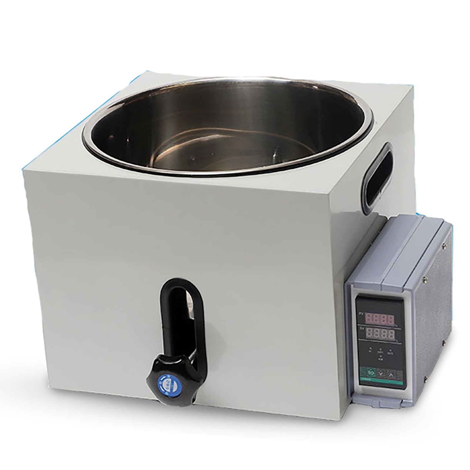 oiakus 5L Lab Water Bath, Digital Water Bath, 110V-220V Lift Type Digital Heating Devices, Stainless Steel Liner, LED Display, Precise Temperature Control, for Laboratory Experiment, Chemistry