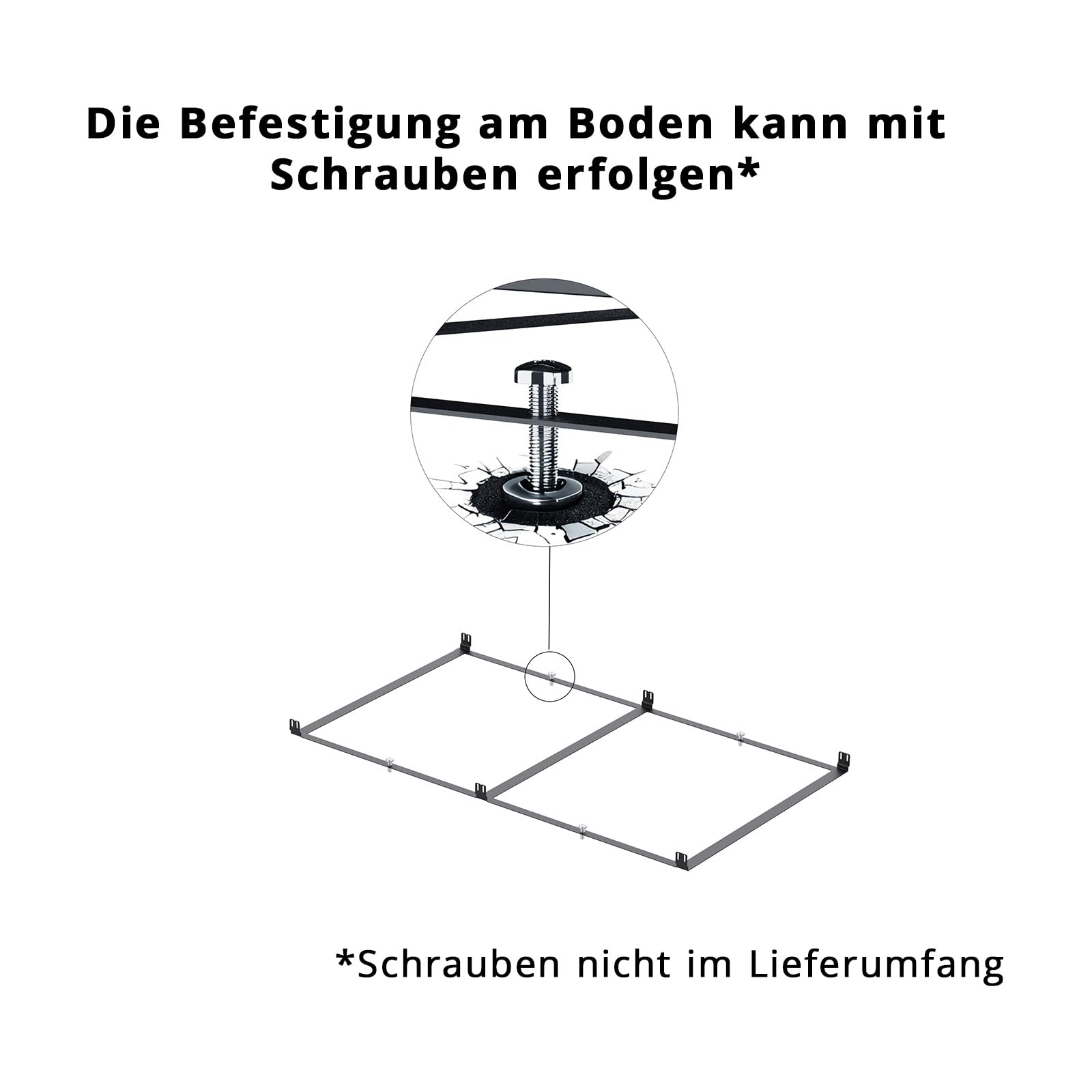 Mülltonnenbox für 2 Tonnen, Mülltonnenverkleidung mit Klappdeckel, Anthrazit
