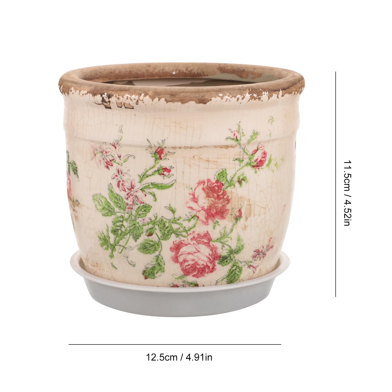 Amazon.com: PRETYZOOM Vintage Succulent Pot with Drainage, 4.5