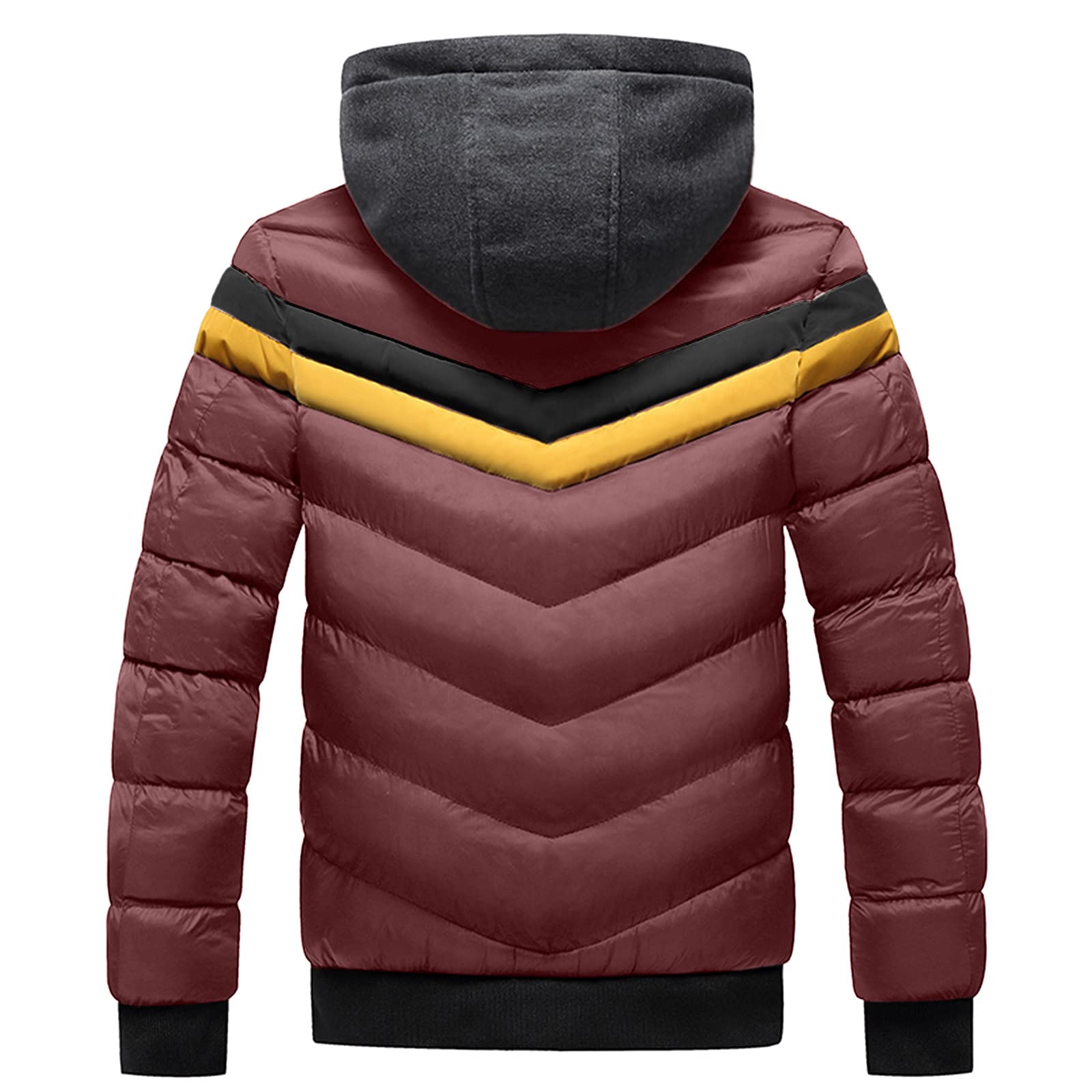 Piumino Giacca Giubbino Trapuntato Da Uomo Giacca Militare Parka Mezza Stagione Inverno Caldo Spesso Maglioni Giacca Esterna Uomo Con Cappuccio