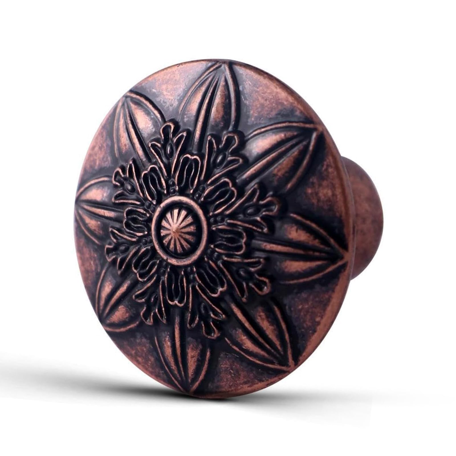 Xlroaafs 10 Pack Antique Copper Cabinet Knobs