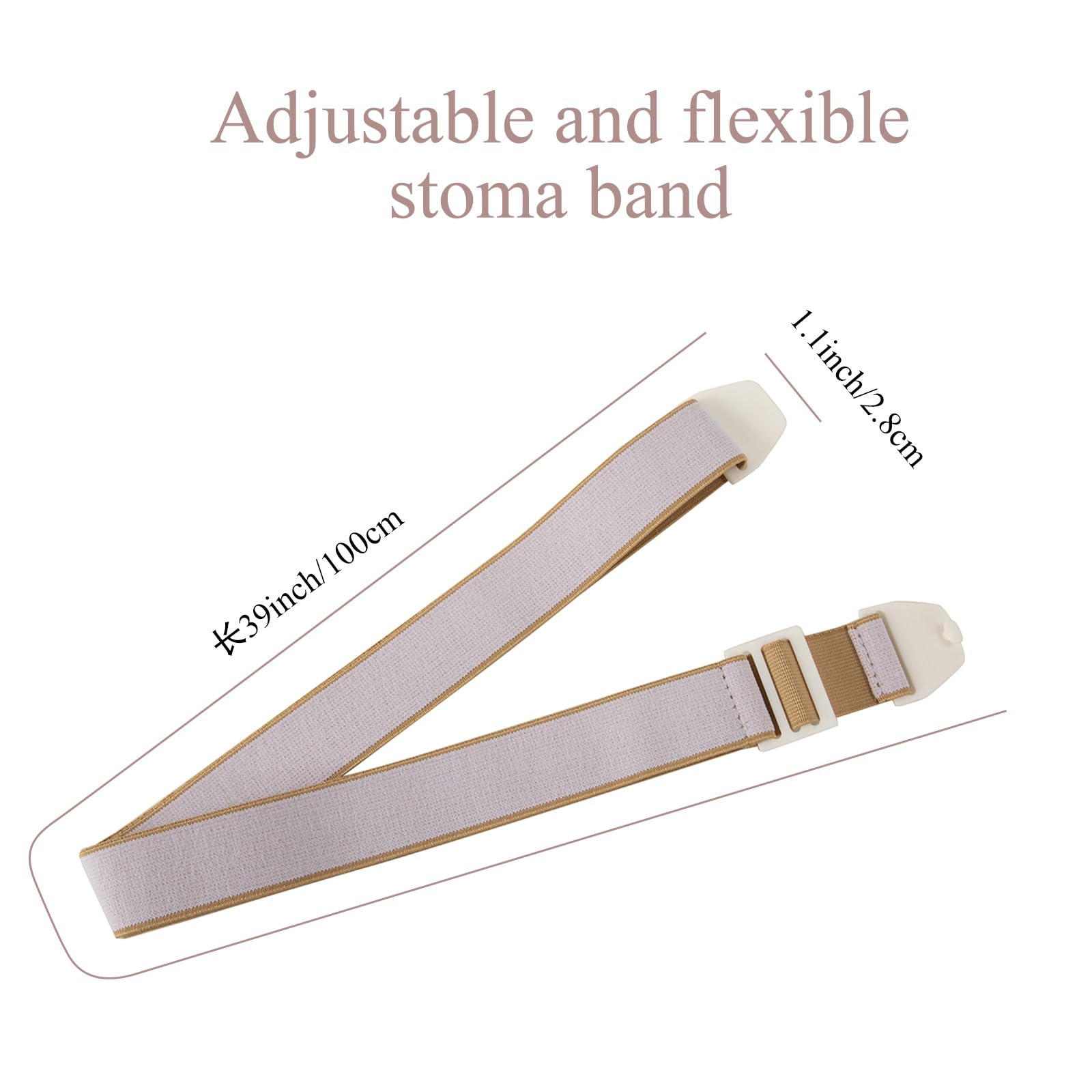 3 PCs Einstellbare stoma gürtel - Befestigt sicher an Stoma-Taschen(stoma zubehör), verhindert das Verziehen des Chassis, geeignet für die postoperative Versorgung nach Colostomy