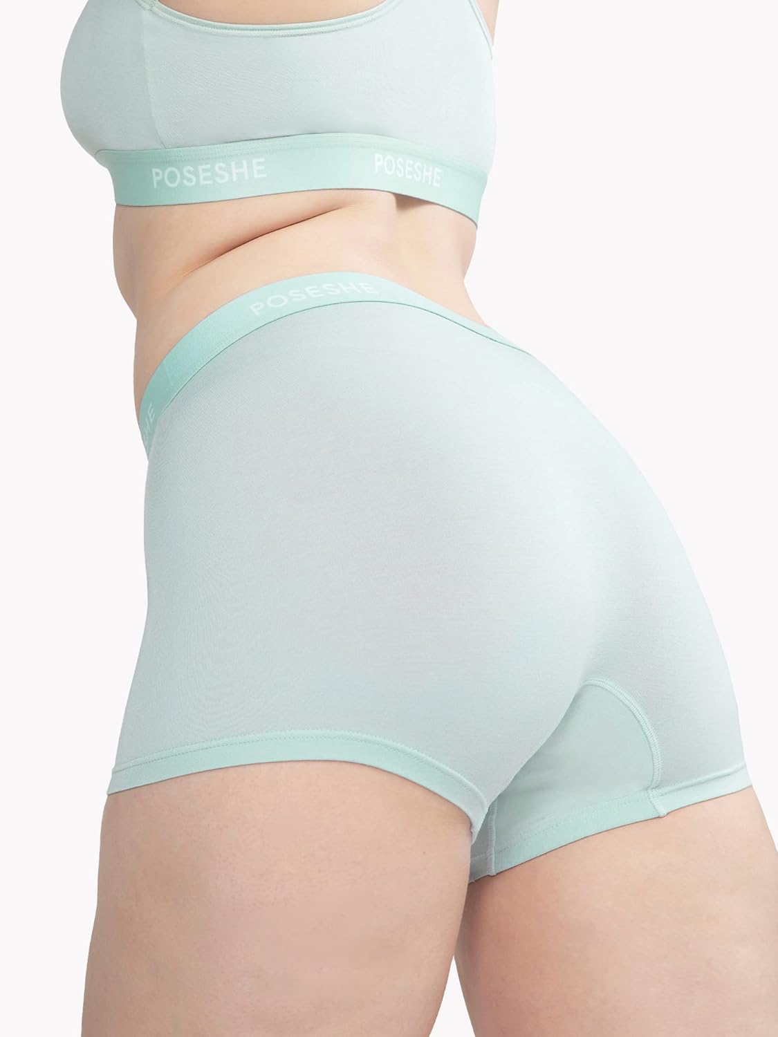 POSESHE Women's Boxer Briefs 3" Inseam, Ultra-soft MicroModal Anti-Chafing No-Roll Boyshorts Underwear S-5XL - Image 4