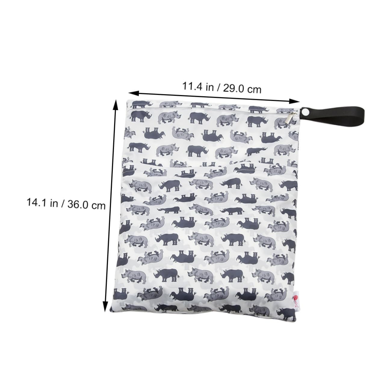 TOYANDONA 6pièces à Couches Étanche Réutilisable De Rangement De Voyage pour Couches Sèches Et Humides Organiseur Pratique avec Accroche pour Poussette Et Utilisation Intérieure