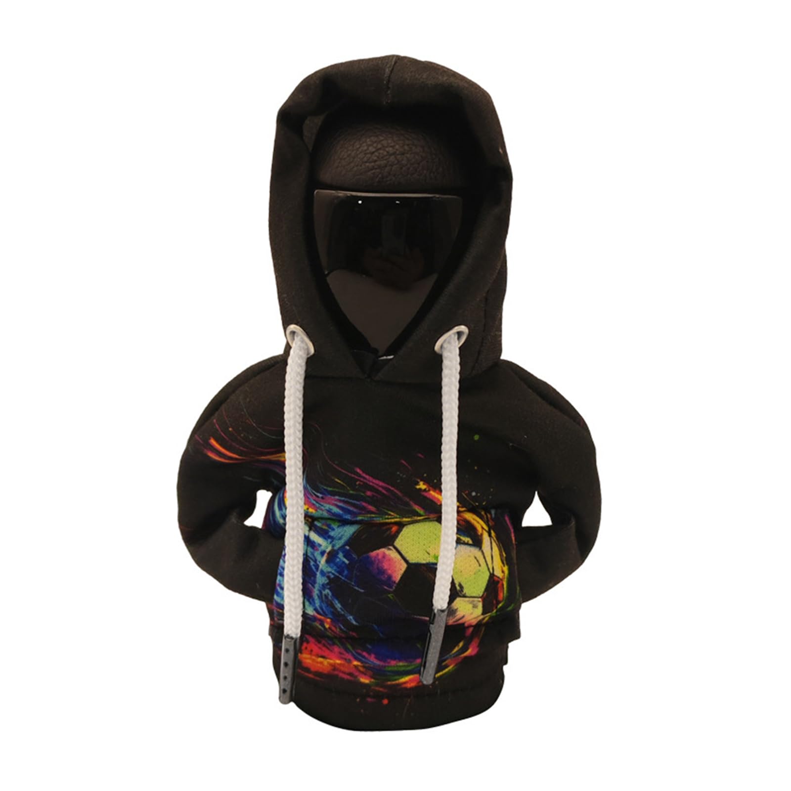 Hsioluted Type D Car Gear Shifter Hoodie, Gear Shifter Knob Cover, Hoodie For Auto Shifters, Auto Interior Decoration Universally Knob Cover