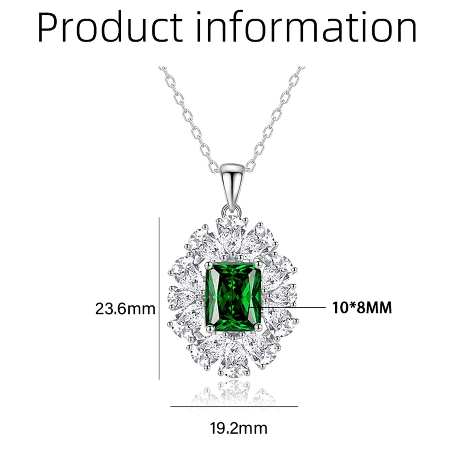 Cadena de topacio de oro y platino de 9 K/14 K/18 K, colgante de halo con topacio y moissanita, para mujer, cadena para novia