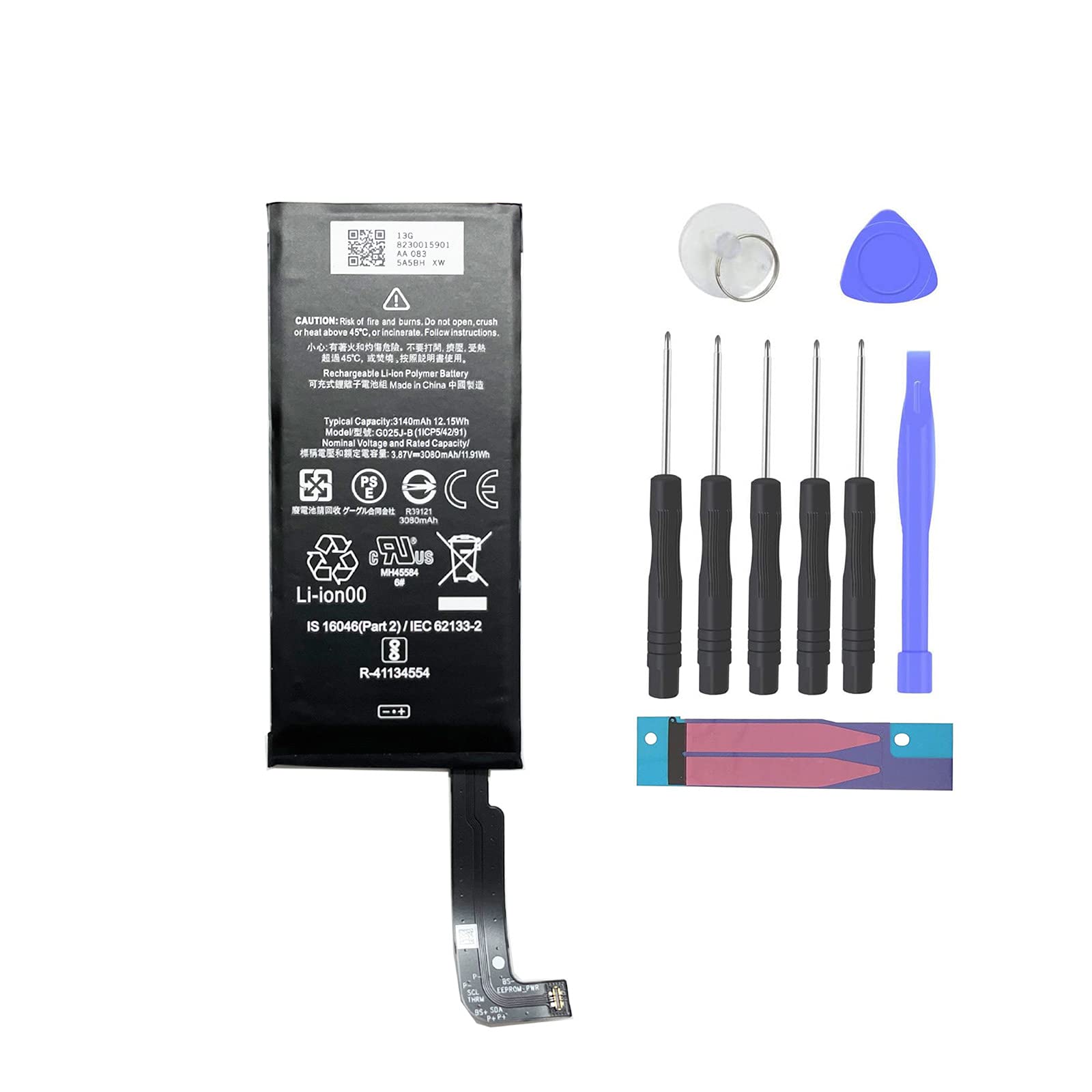 Pattaya New Replacement Battery G025J-B Compatible with Google Pixel 4A with Free tookits