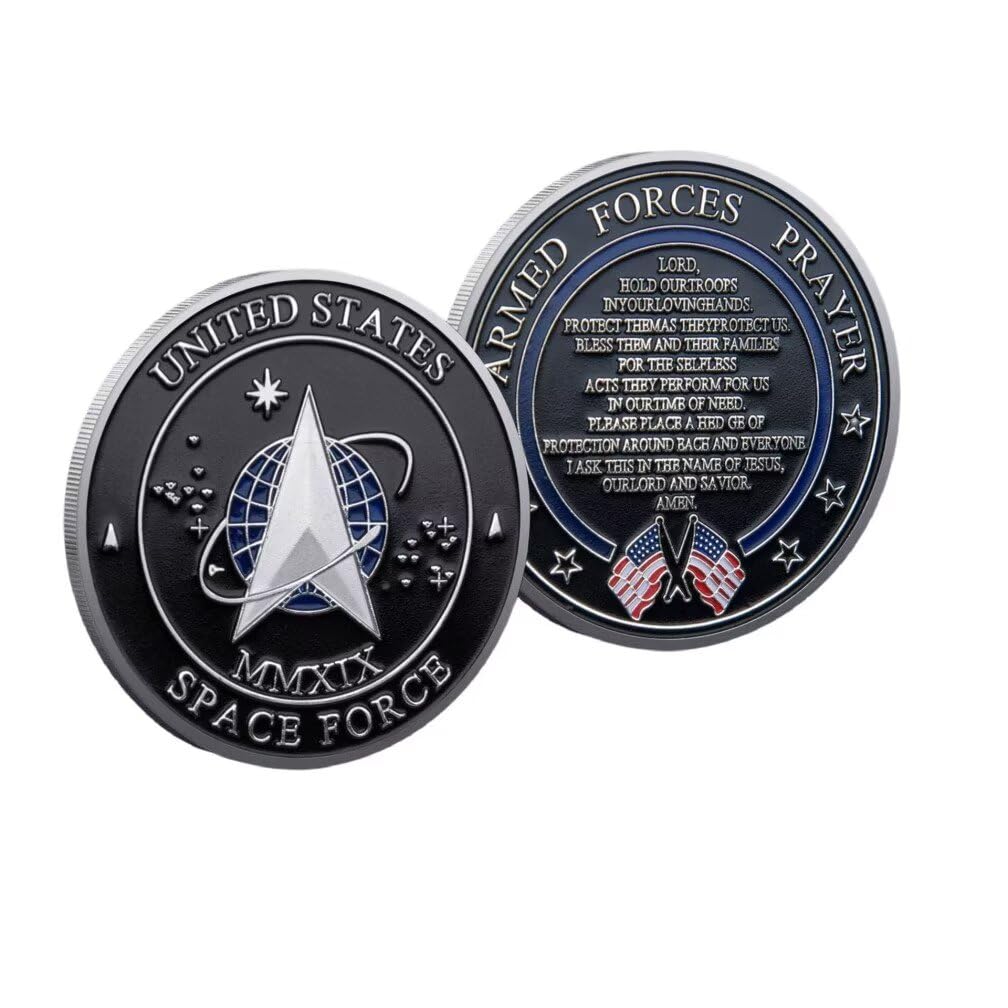 United States Space Force Challenge Coin – Sammler- Und Gedenkmünze, US Command Design, Veteranengeschenk Für Männer