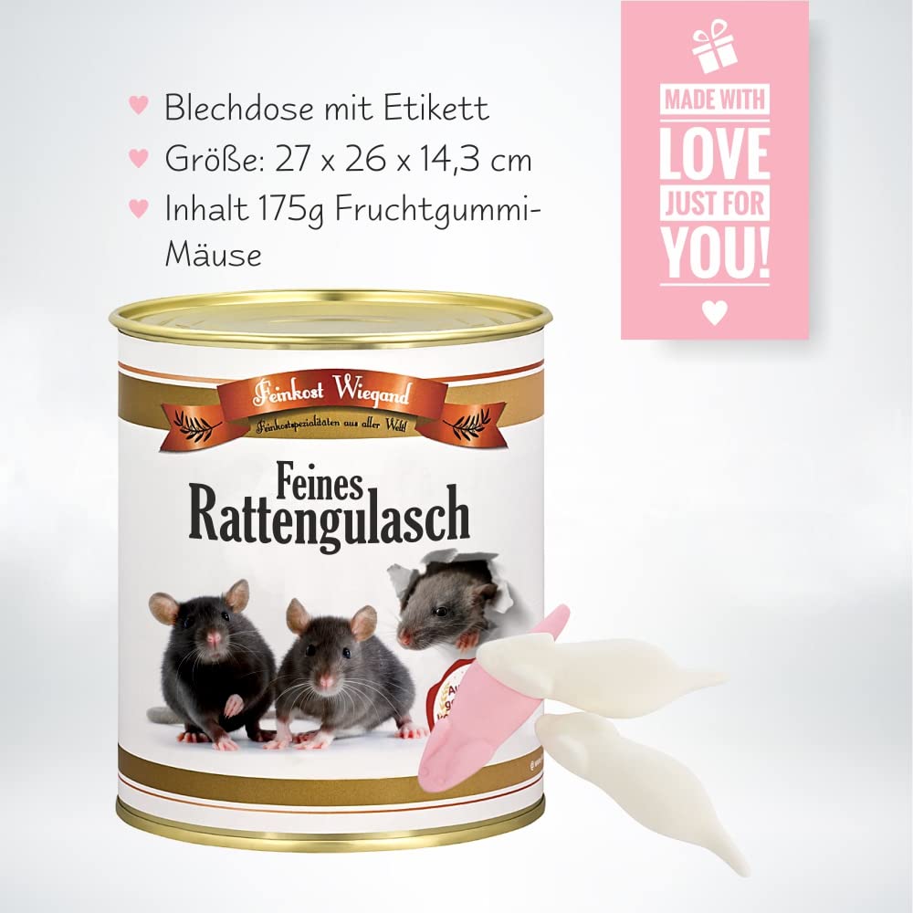 4you Design Rattengulasch Dose - Lustige Geschenkidee für besondere Anlässe Photo 2