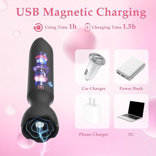 Miniatura 5 de Mini vibrador bala juguetes sexuales para adultos - Juguetes sexuales femeninos controlados por aplicación con 9 modos de vibración, lápiz labial