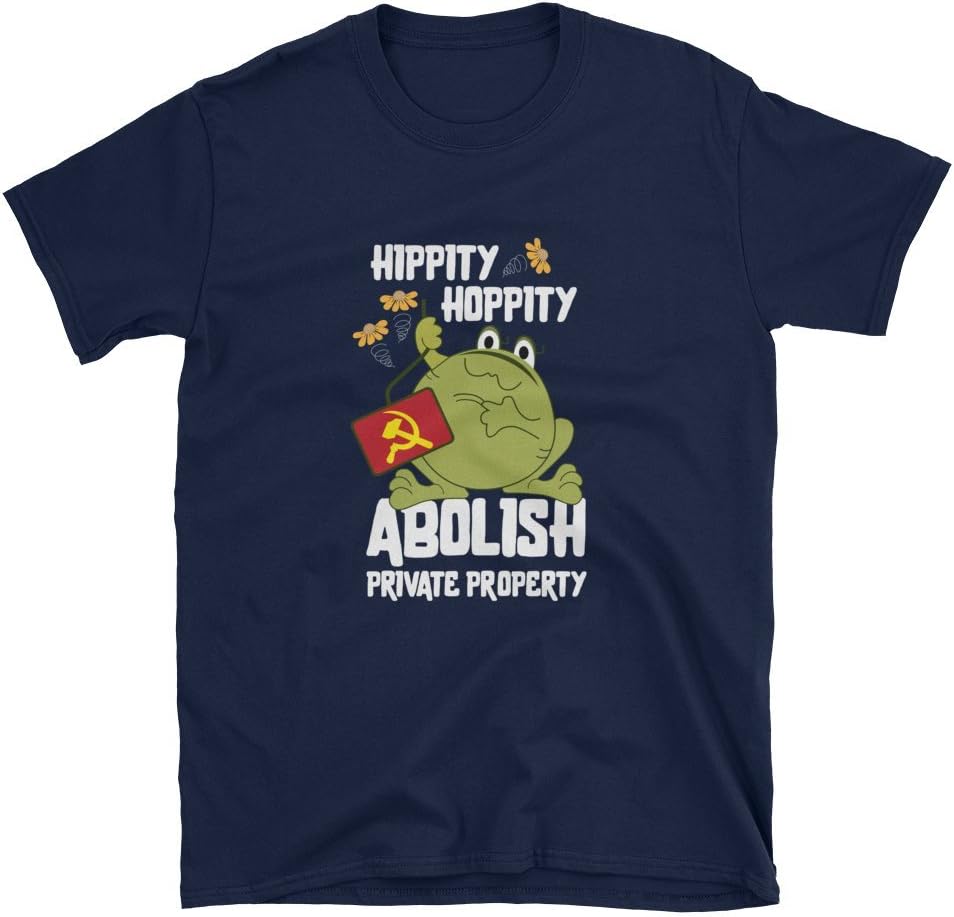 Felpa Hippity Hoppity Abolish Proprietà Privata - Meme Della Rana Comunista, Uomo/Donna, Taglie Dalla S Alla XL