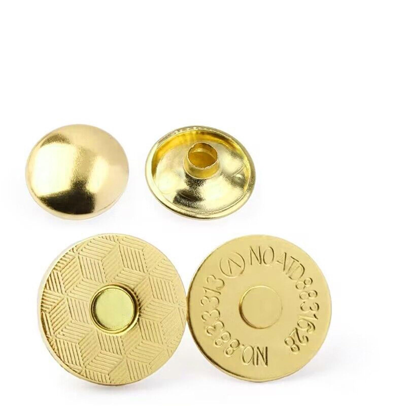 Press Studs Snap Fasteners, Metal Press Studs