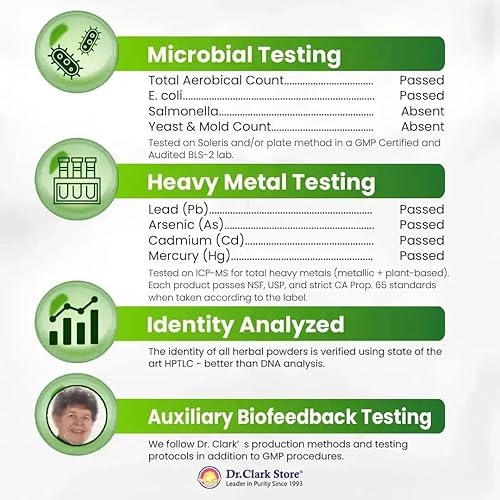 Vista 6 de Dr. Clark SelenoExcell Suplemento de selenio, 200mcg, 100 cápsulas