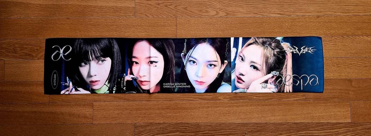 Amazon.co.jp: □aespaエスパ□写真付スローガンタオル韓国