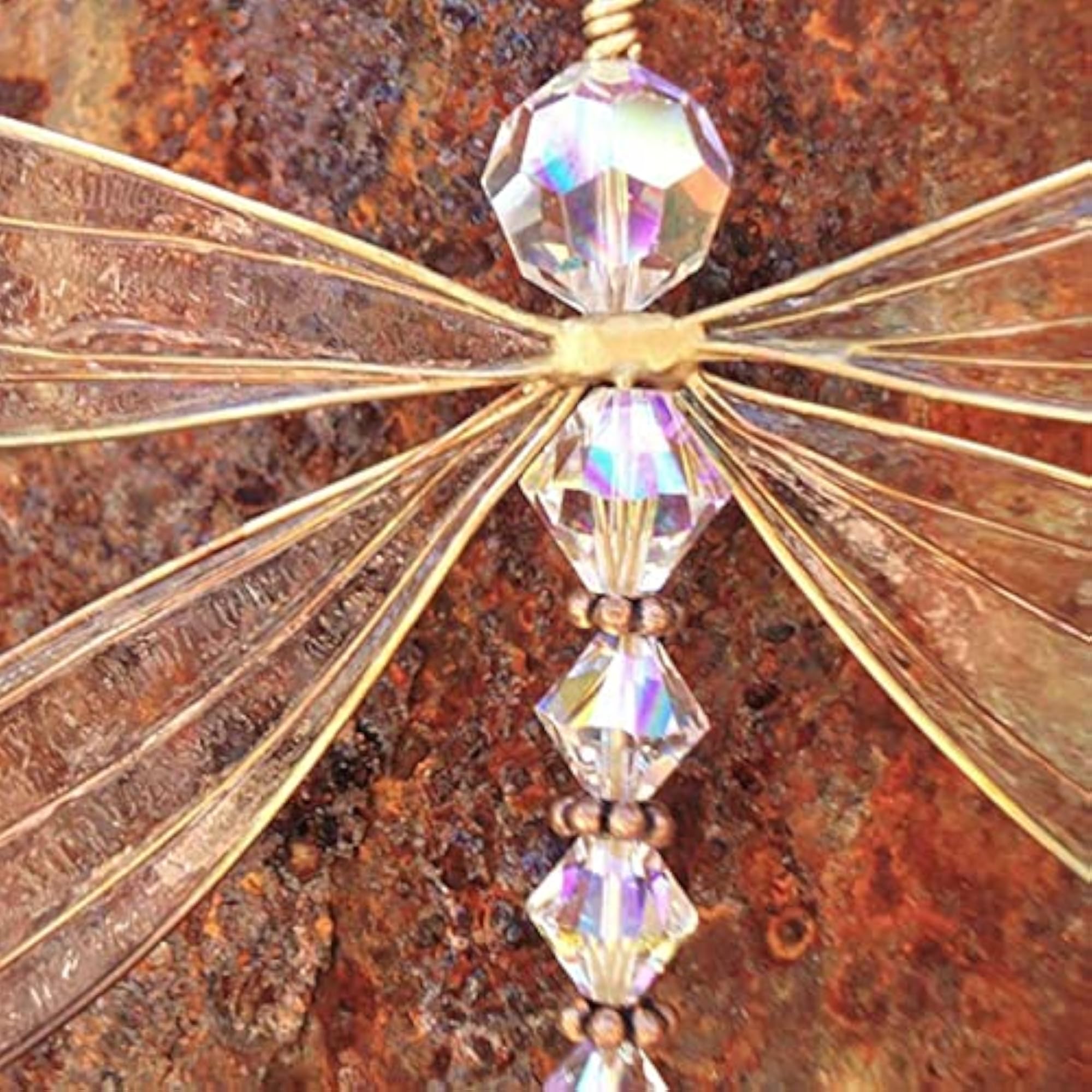 Dragonfly Suncatcher Charmful Rainbow Maker Window Decor
