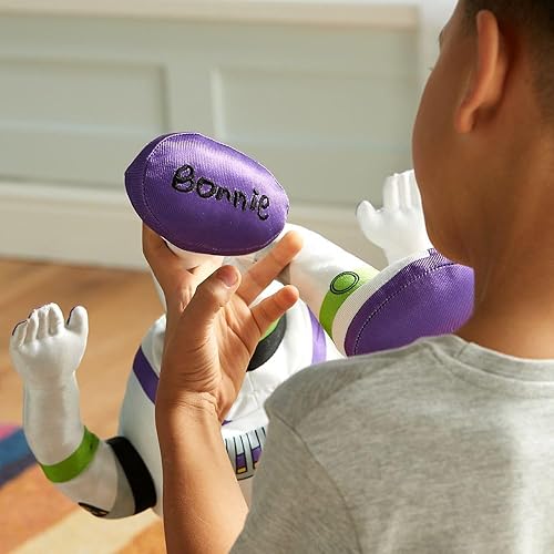 Vista 18 de Disney Store Toy Story - Peluche de Rex, icónico personaje de peluche con ojos bordados y características de felpa suave, adecuado para todas