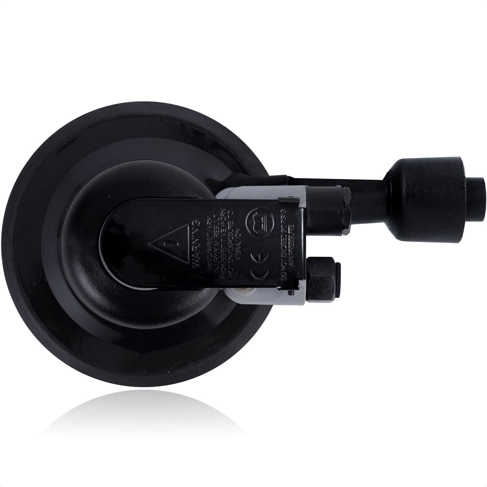 Werku WK500290, Lijadora Circular Rotorbital Neumática, Calidad Profesional, Disco 150 mm, Órbita 5 mm, Incluye Disco Lijado y Manguera Aspiración