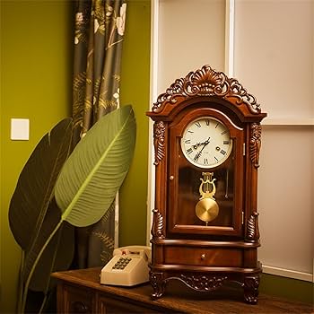 ※中国古美術/アンティーク琺瑯振り子置き時計/ 中国古美術/アンティーク琺瑯振り子置き時計/