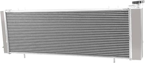 Miniatura 3 de RadBuild Radiador de aluminio apto para radiadores Jeep Cherokee 1984-2001 para Jeep Comanche 1987-1990 para Jeep Wagoneer 2.8L V6 GAS4.0L L6 GAS
