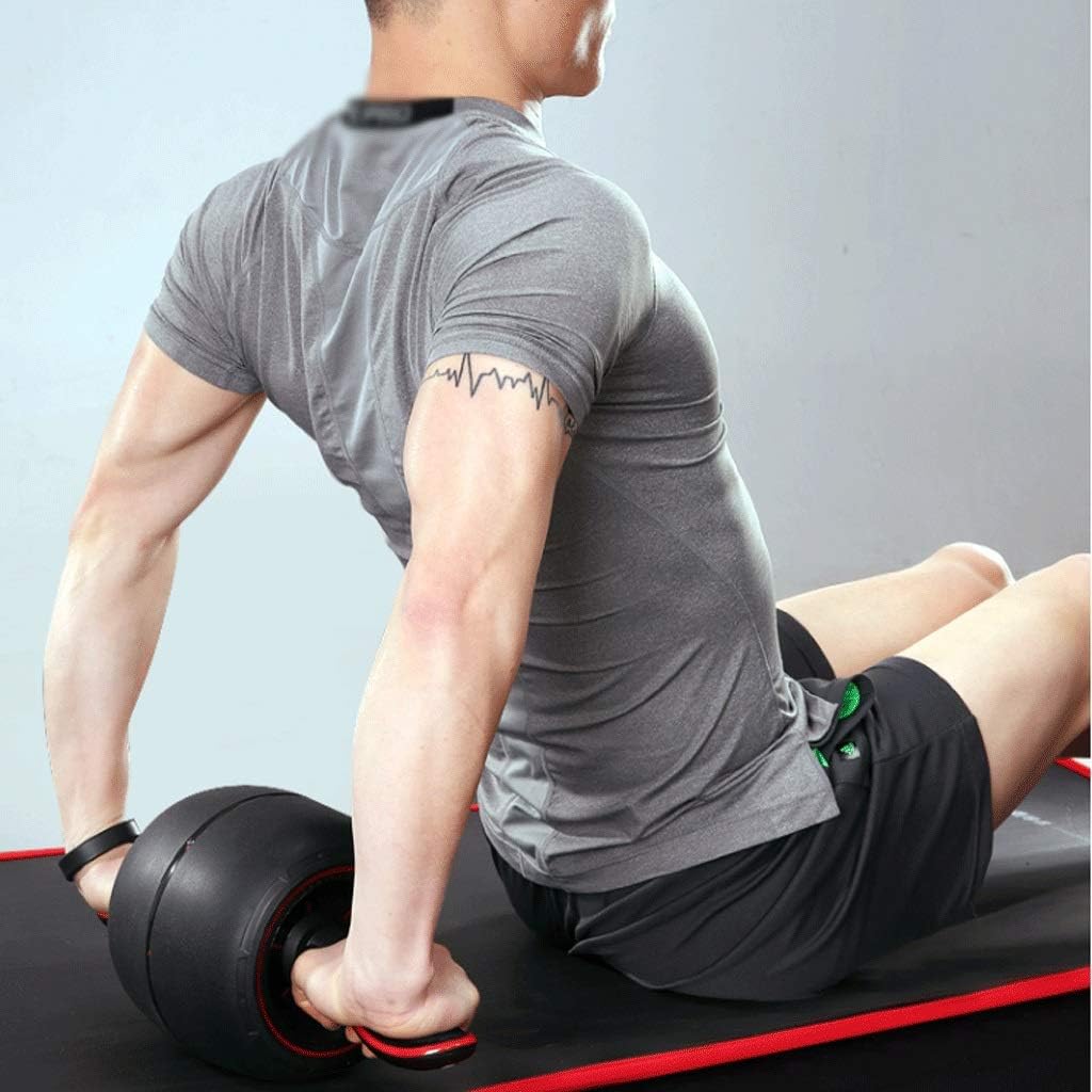 Automatic Rebound and Multiple Angles Core Workouts， Wheel for Abdominal Exercise Fitness Crunch Workout Equipment for Home Workouts