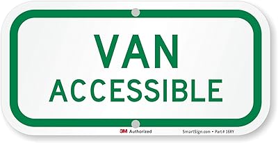 SmartSign - K-1507-HI-06x12 Van Accessible Sign By | 6