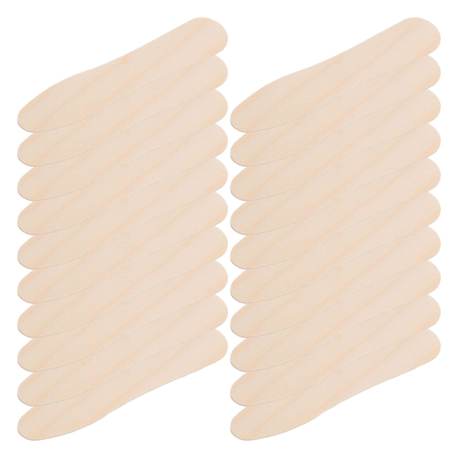SHERCHPRY Cucchiai di Legno Monouso per Gelato e Cibo, 1200 Pezzi Beige, Igienici e Pratici, per Matrimoni e Viaggi