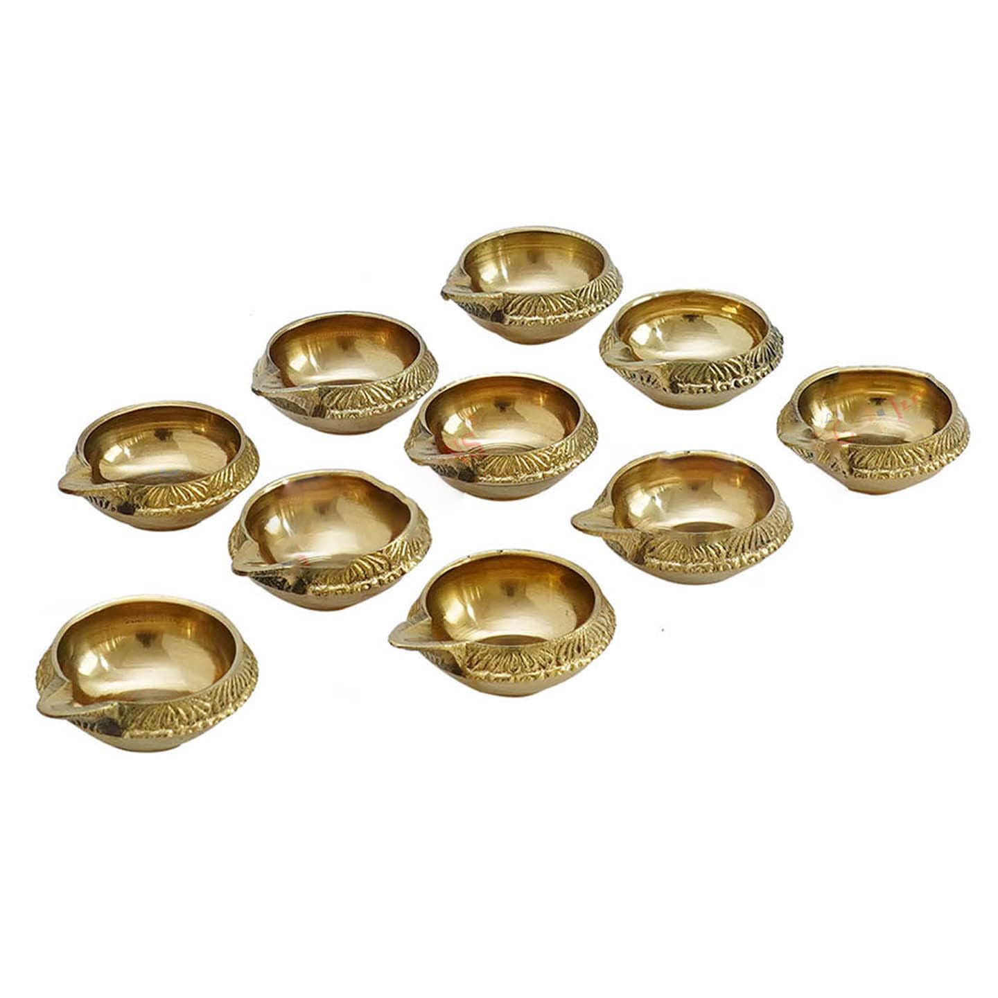 Mkd2 Rise Ottone Kuber Diya Per Casa, Ufficio Pooja