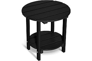 Stylish Round End Table for Outdoor Living