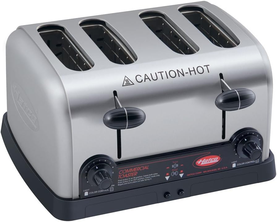 Table Top King TPT240 4 Slice Commercial Toaster 1 1/4" Slots, 240V