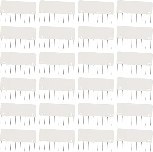 LAMXD Kit de pasadores de bloqueo de punto de 8 pines, peines de bloqueo de punto, 24 peines para bloquear proyectos de punto, ganchillo, encaje o