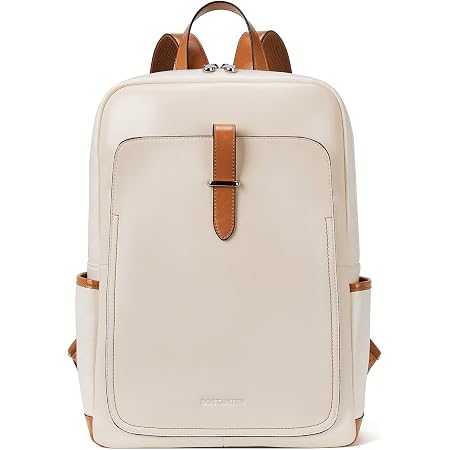 BOSTANTEN Leather Laptop Backpack 