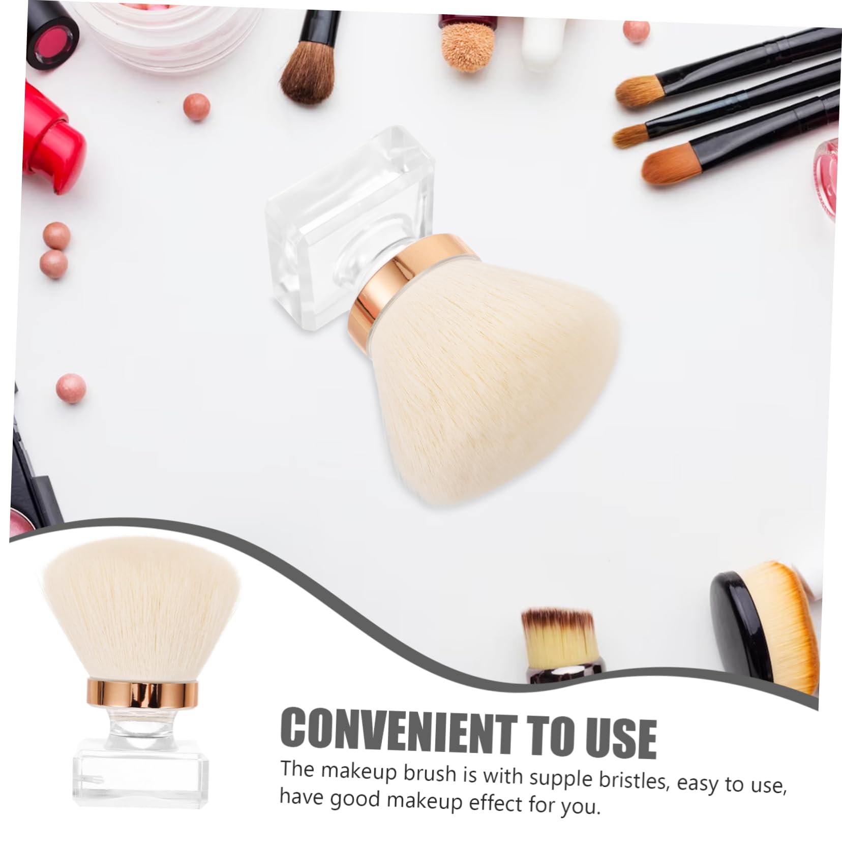FRCOLOR 5 Pezzi Di Pennelli Per Unghie Setole Morbide Per La Pulizia Delle Unghie Per Il Trucco Nail Art E Dita Dei Piedi