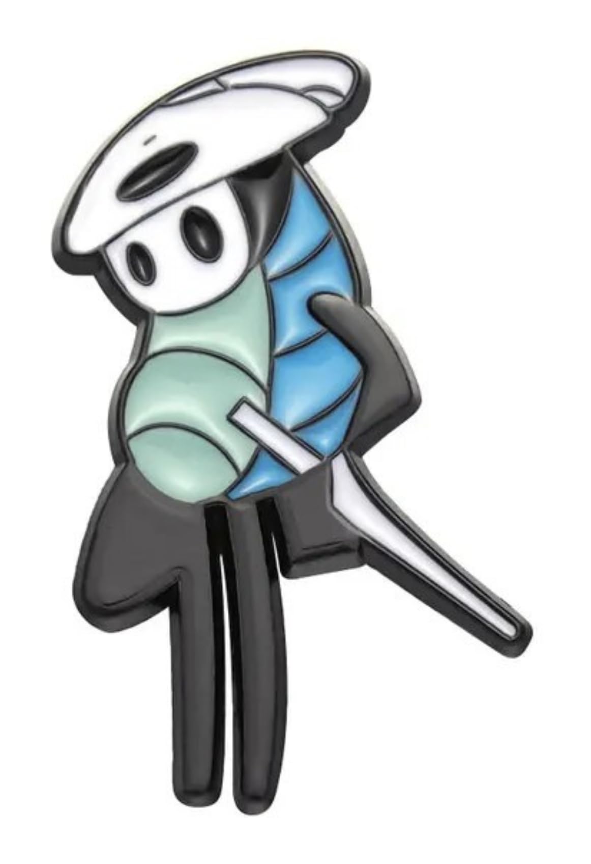Quirrel kingdom of Hallownest Hollow Knight Metroidvania Video Game 1.2" Enamel Pin Badge by Pinstant, 1.2 Inches Tall, Enamel, metal