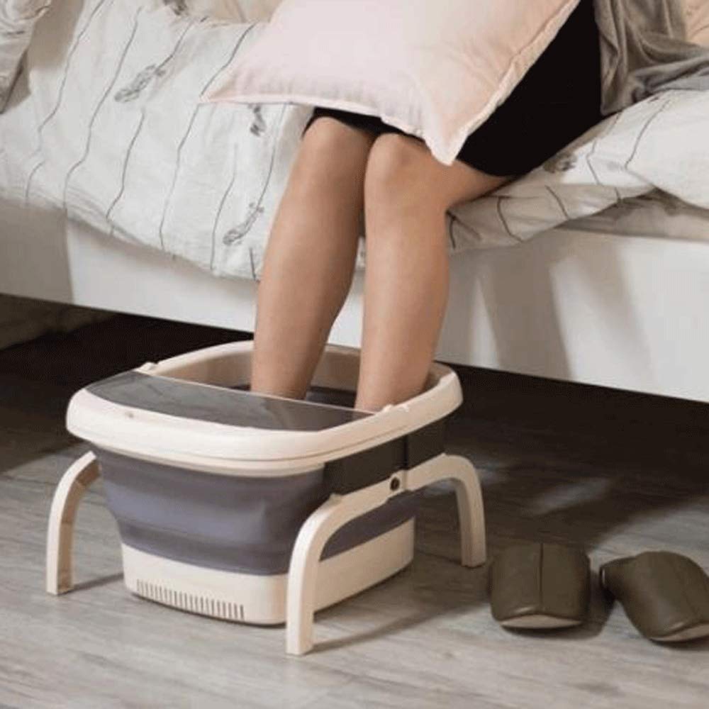 Pediluvio, Vaschetta per pediluvio pieghevole Pediluvio con riscaldamento elettrico Lavabo automatico Pedicure domestico Barile per pediluvio Vaschetta per pediluvio con riscaldamento a temperatura