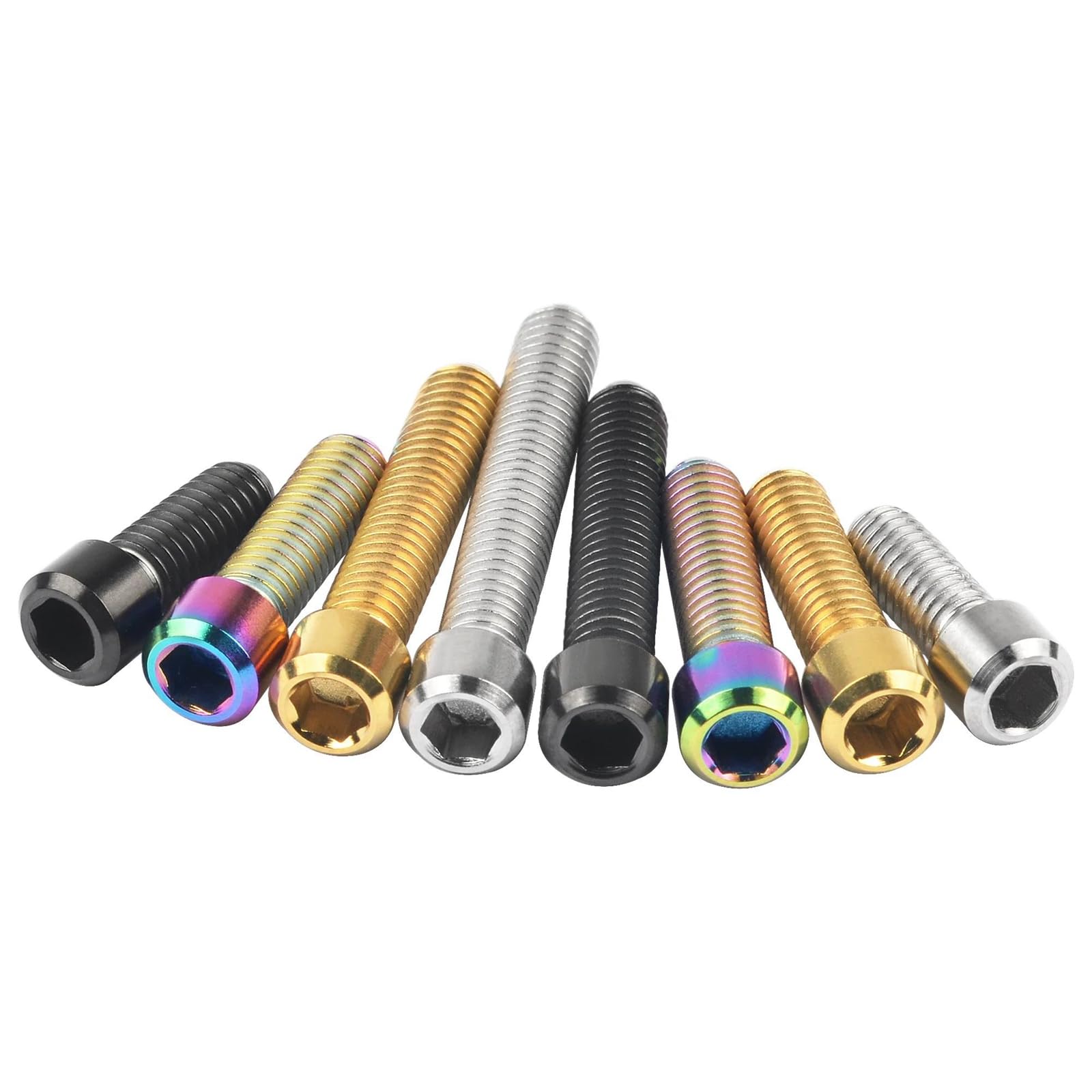 Lot De Boulons En Titane M5 X 15 Mm - Vis De Tête Pour Vélo - Torx - Universel