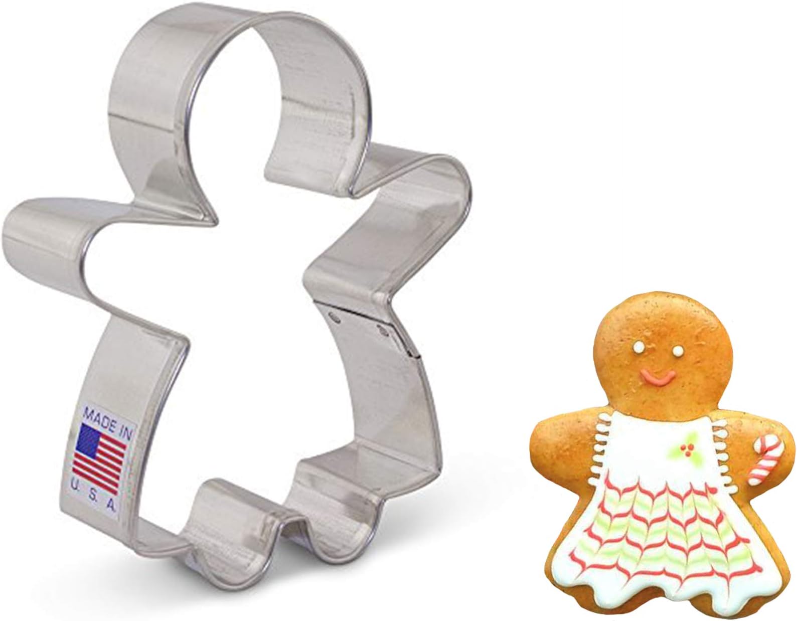 Ann Clark Cookie Cutters Gingerbread Girl Cookie Cutter, 3.